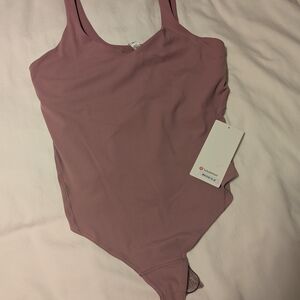 Lululemon Athletica Dusty Pink Bodysuit